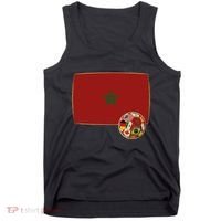 Morocco Soccer Jersey Morocco Flag Tank Top thumb 0