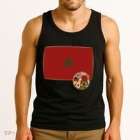 Morocco Soccer Jersey Morocco Flag Tank Top thumb 3