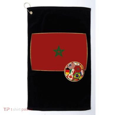 Morocco Soccer Jersey Morocco Flag Golf Towel