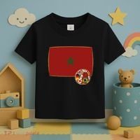 Morocco Soccer Jersey Morocco Flag Toddler T-Shirt thumb 3