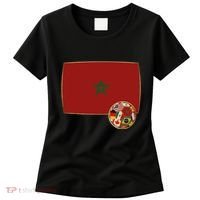 Morocco Soccer Jersey Morocco Flag Women's T-Shirt thumb 0