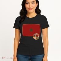 Morocco Soccer Jersey Morocco Flag Women's T-Shirt thumb 4