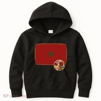 Morocco Soccer Jersey Morocco Flag Kids Hoodie thumb 0