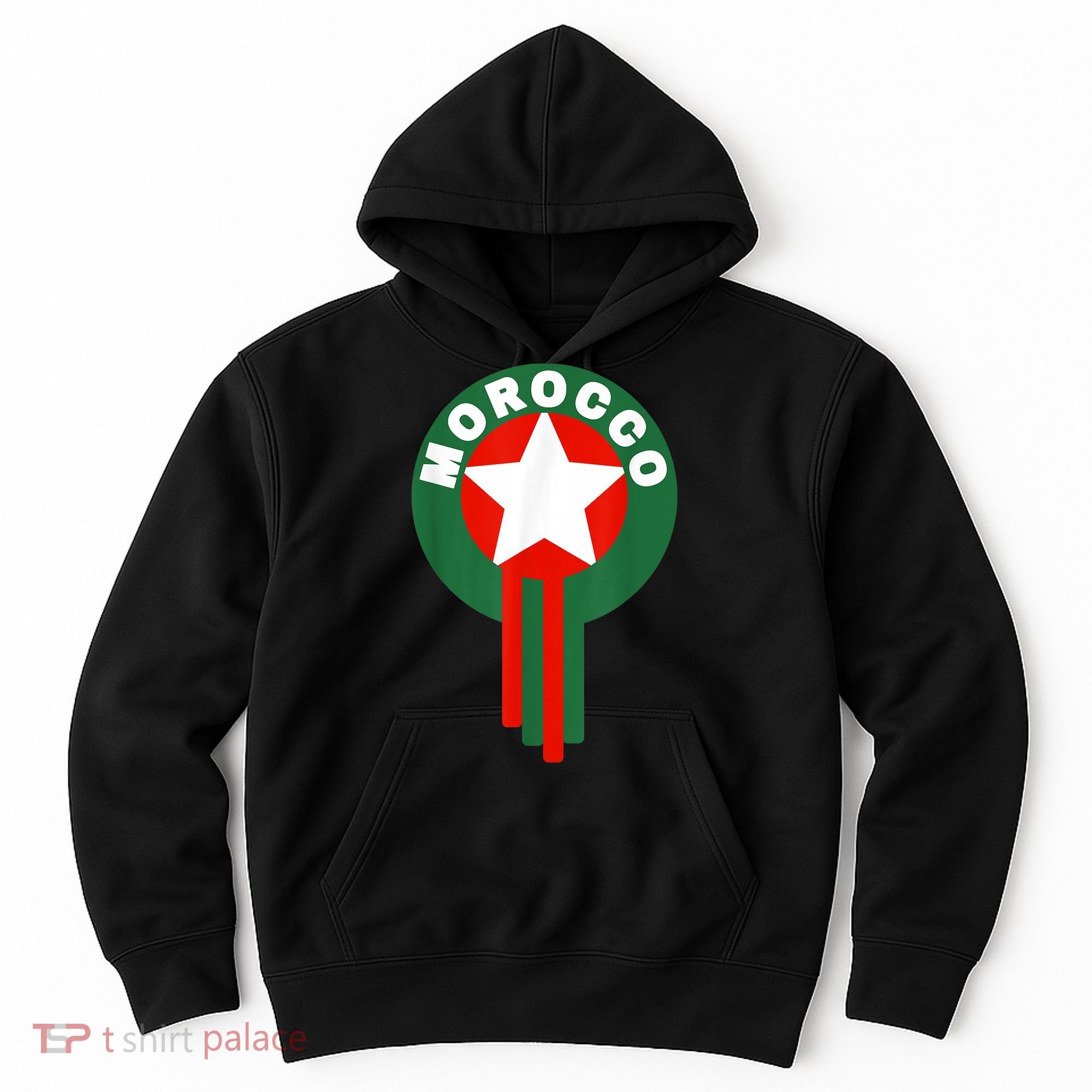 Morocco Soccer Jersey Gift Morocco Football Fans   Hoodie