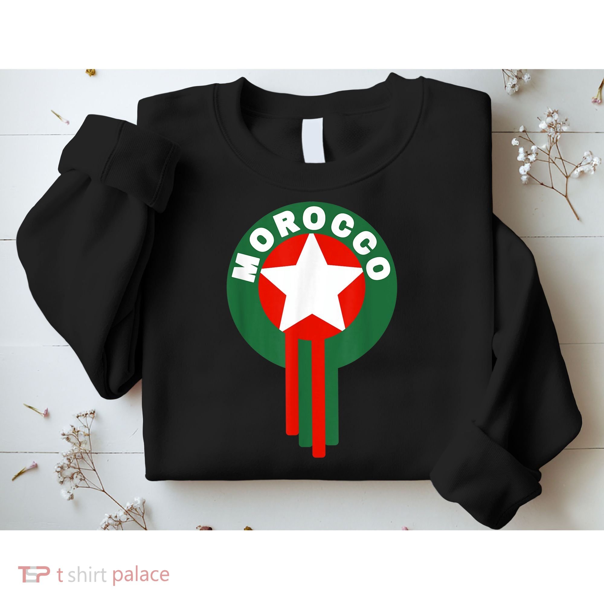 Morocco Soccer Jersey Gift Morocco Football Fans   Sweatshirt