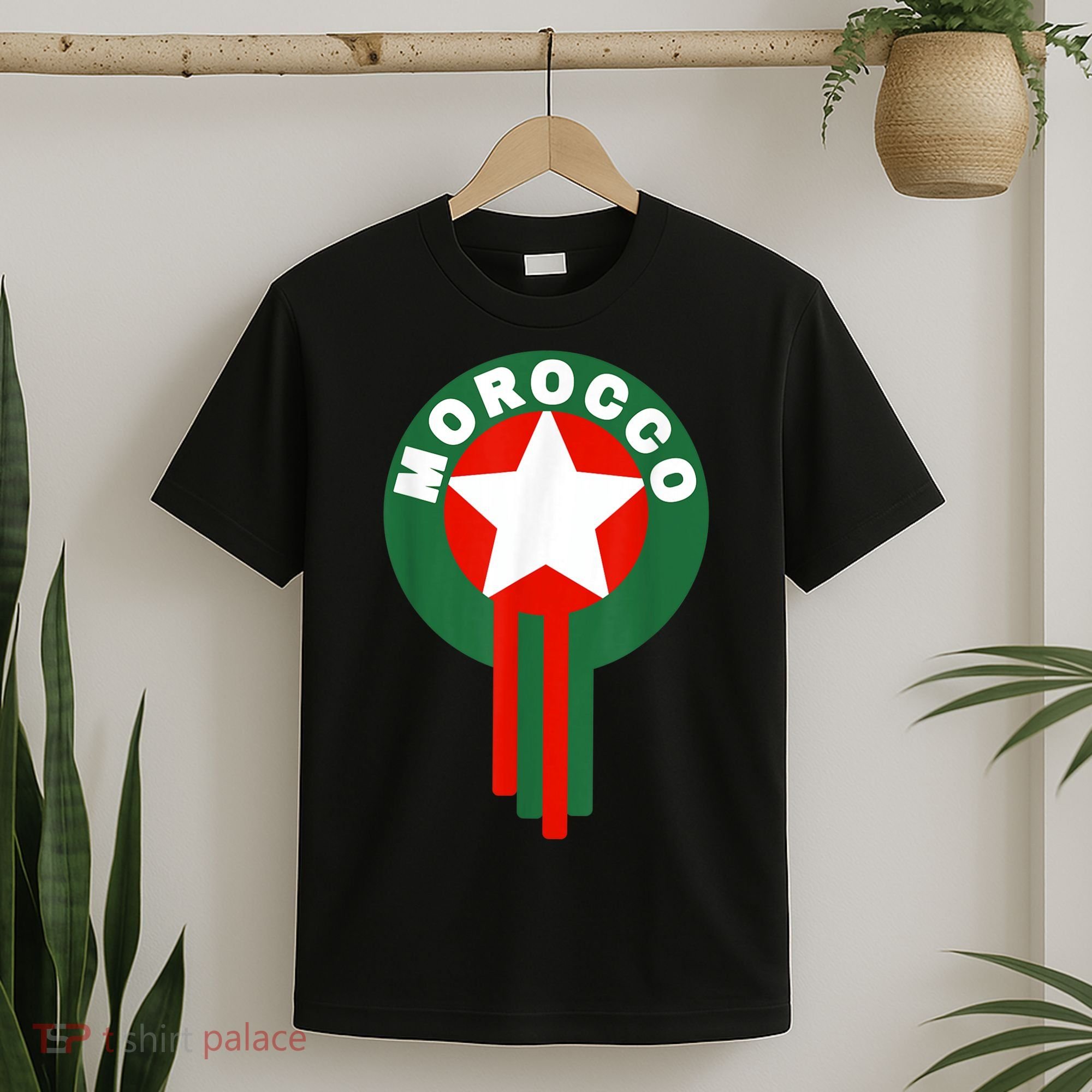Morocco Soccer Jersey Gift Morocco Football Fans   T-Shirt