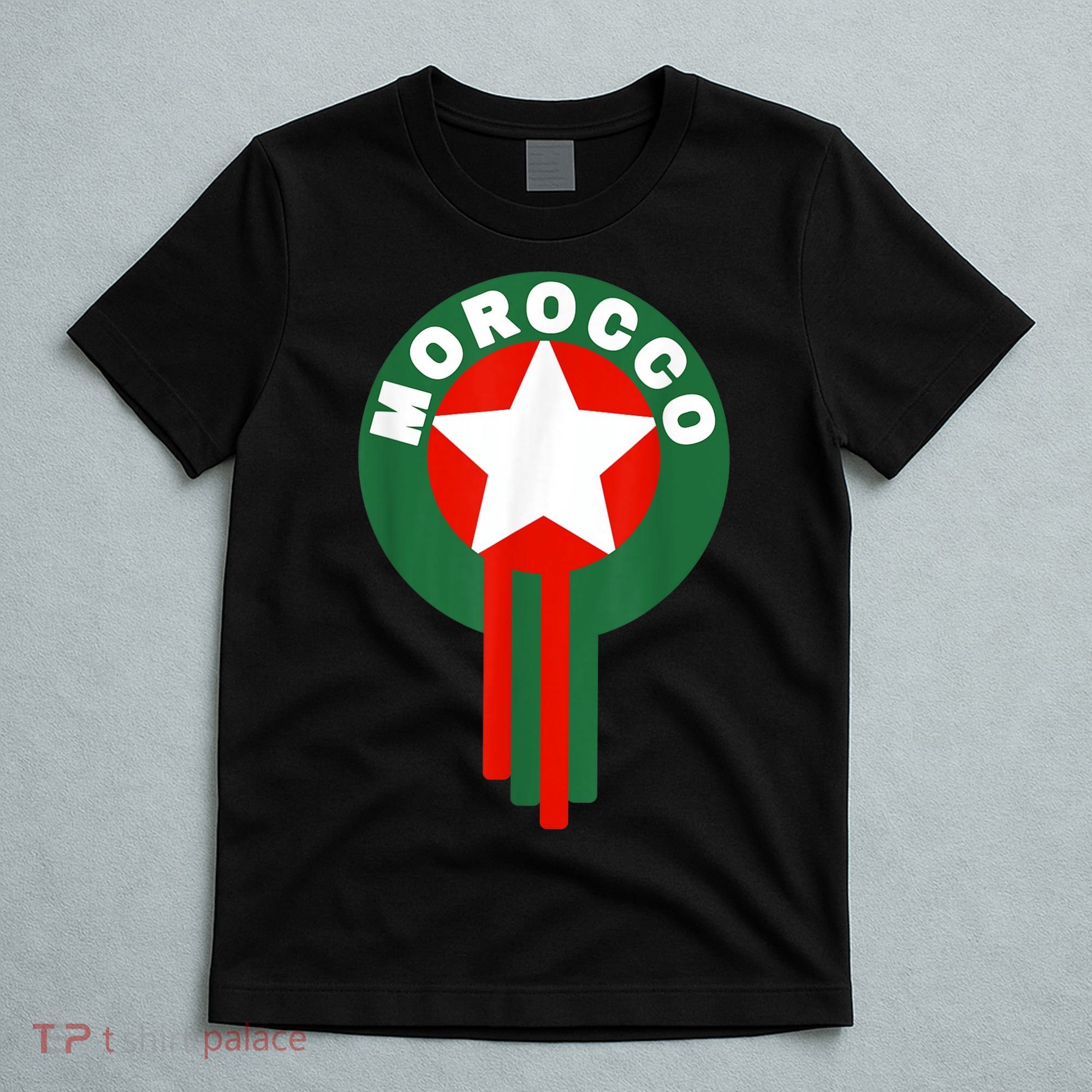 Morocco Soccer Jersey Gift Morocco Football Fans   T-Shirt