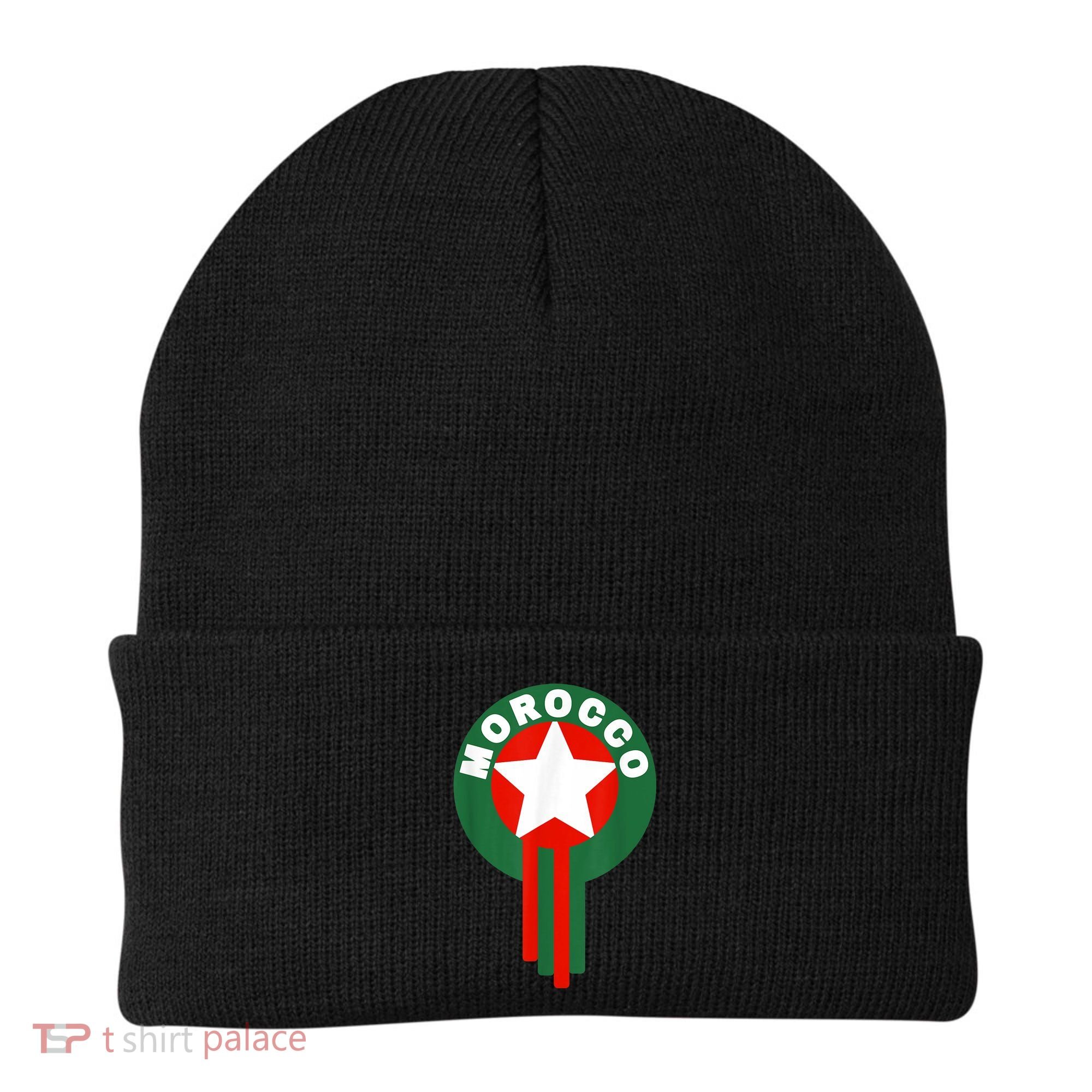 Morocco Soccer Jersey Gift Morocco Football Fans   Beanie