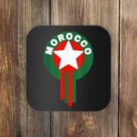Morocco Soccer Jersey Gift Morocco Football Fans   Coaster thumb 0