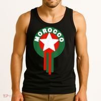 Morocco Soccer Jersey Gift Morocco Football Fans   Tank Top thumb 3