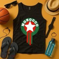 Morocco Soccer Jersey Gift Morocco Football Fans   Tank Top thumb 4
