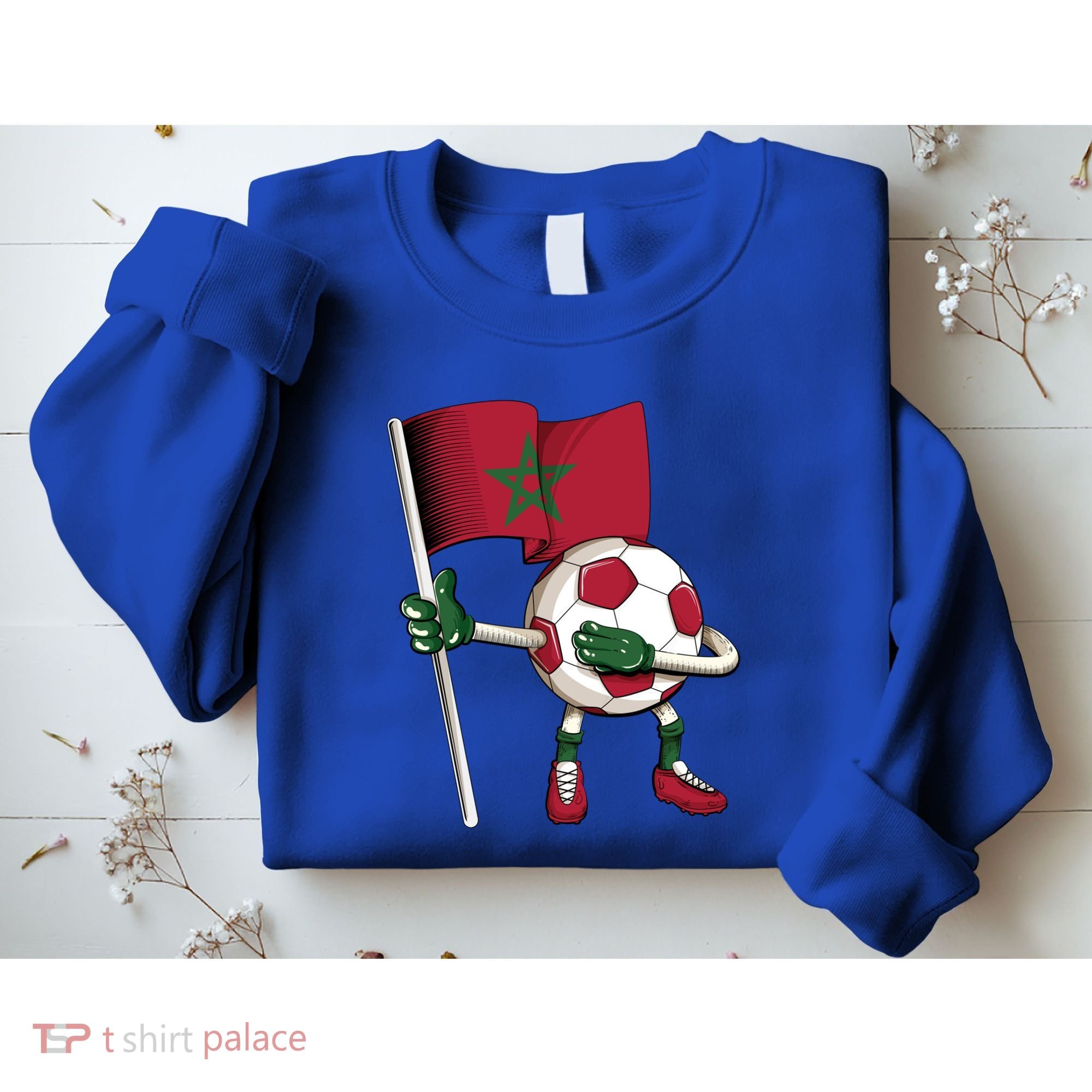 Morocco Soccer Jersey Moroccan Flag Football Dab Funny Meaningful Gift Sweatshirt
