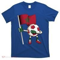 Morocco Soccer Jersey Moroccan Flag Football Dab Funny Meaningful Gift T-Shirt thumb 0