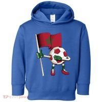Morocco Soccer Jersey Moroccan Flag Football Dab Funny Meaningful Gift Toddler Hoodie thumb 0