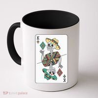 Mexican Skeleton King Card Coffee Mug thumb 0