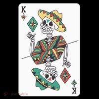 Mexican Skeleton King Card Coffee Mug thumb 5