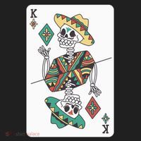 Mexican Skeleton King Card Tumbler thumb 3