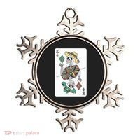 Mexican Skeleton King Card Ornament thumb 0