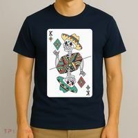 Mexican Skeleton King Card T-Shirt thumb 3