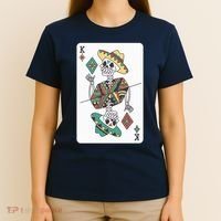 Mexican Skeleton King Card T-Shirt thumb 4