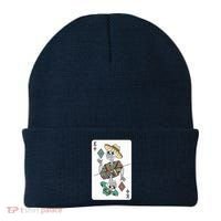 Mexican Skeleton King Card Beanie thumb 0