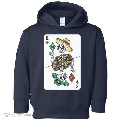 Mexican Skeleton King Card Toddler Hoodie