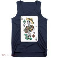 Mexican Skeleton King Card Tank Top thumb 0