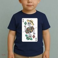 Mexican Skeleton King Card Toddler T-Shirt thumb 2