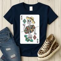 Mexican Skeleton King Card Women's T-Shirt thumb 3