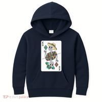Mexican Skeleton King Card Kids Hoodie thumb 0