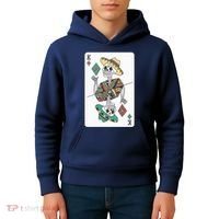 Mexican Skeleton King Card Kids Hoodie thumb 4