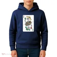 Mexican Skeleton King Card Kids Hoodie thumb 4