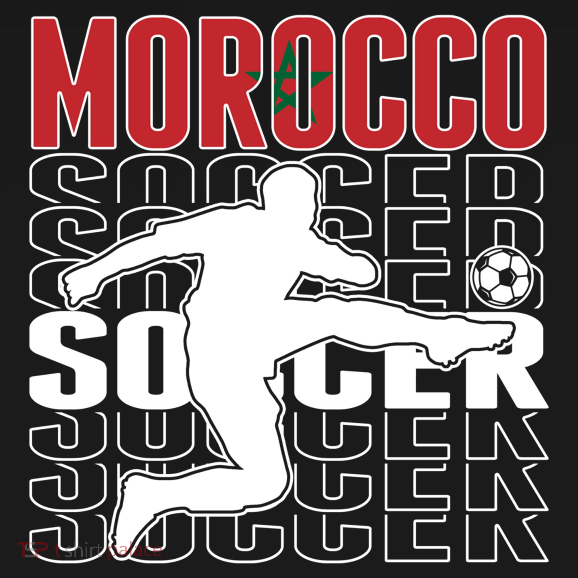 Morocco Soccer Lovers Jersey Cool Gift Proud Moroccan Football Fans Gift Women's Hoodie
