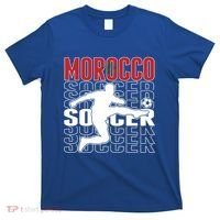 Morocco Soccer Lovers Jersey Cool Gift Proud Moroccan Football Fans Gift T-Shirt thumb 0