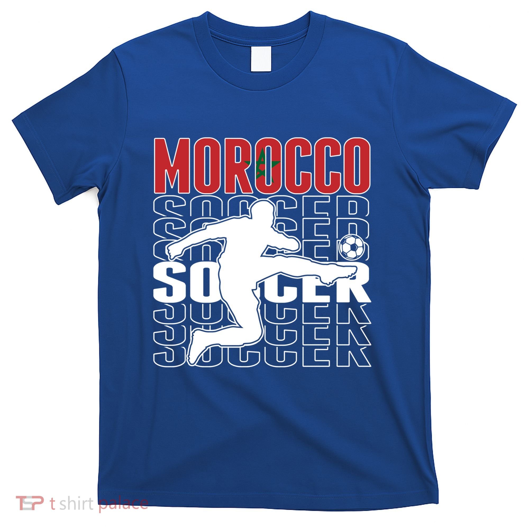 Morocco Soccer Lovers Jersey Cool Gift Proud Moroccan Football Fans Gift T-Shirt
