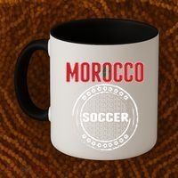 Morocco Soccer Lovers Jersey Support Moroccan Football Team Cool Gift Coffee Mug thumb 2