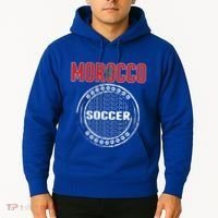 Morocco Soccer Lovers Jersey Support Moroccan Football Team Cool Gift Hoodie thumb 2