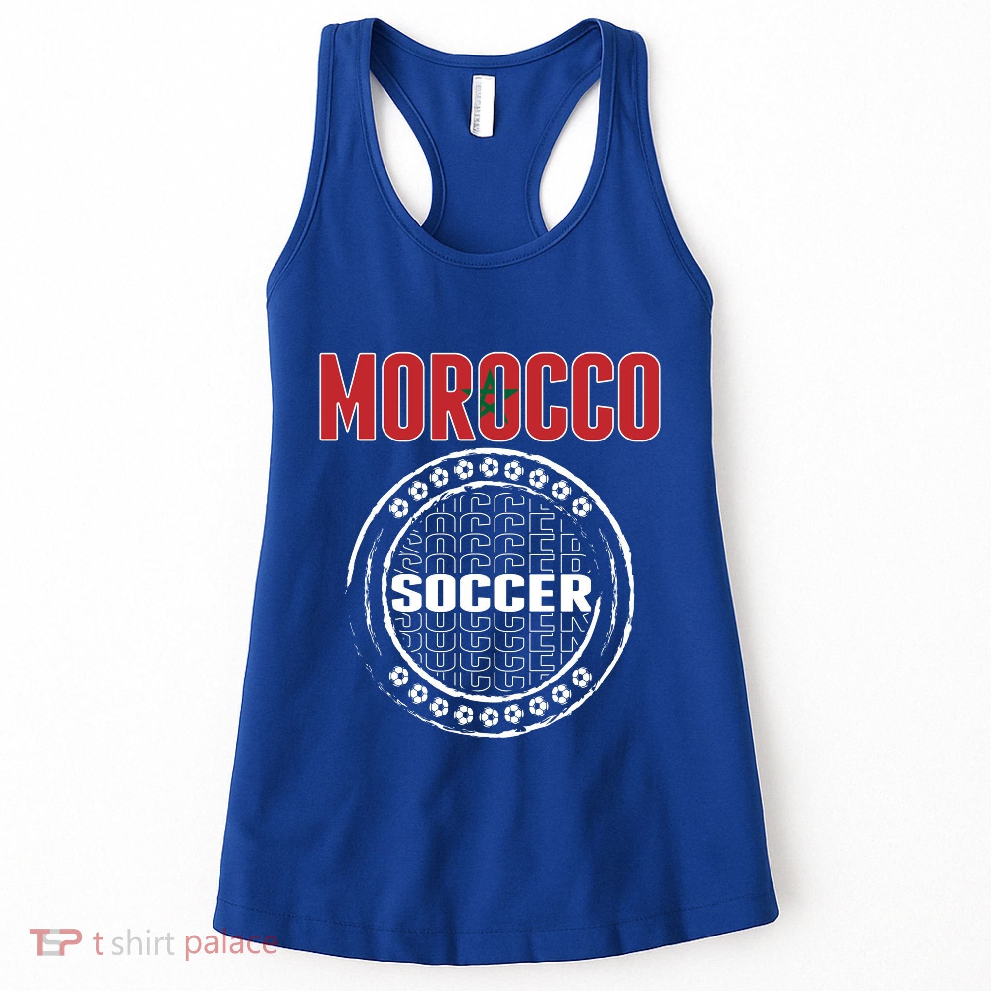 Morocco Soccer Lovers Jersey Support Moroccan Football Team Cool Gift Women's Tank Top