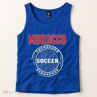Morocco Soccer Lovers Jersey Support Moroccan Football Team Cool Gift Tank Top thumb 2