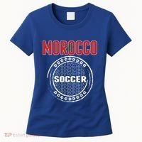 Morocco Soccer Lovers Jersey Support Moroccan Football Team Cool Gift Women's T-Shirt thumb 0