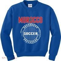 Morocco Soccer Lovers Jersey Support Moroccan Football Team Cool Gift Kids Sweatshirt thumb 0