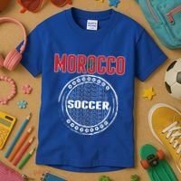 Morocco Soccer Lovers Jersey Support Moroccan Football Team Cool Gift Kids T-Shirt thumb 3