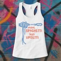 More Spaghetti Less Upsetti Women's Tank Top thumb 3