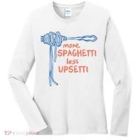 More Spaghetti Less Upsetti Women's Long Sleeve Shirt thumb 0