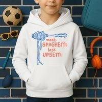 More Spaghetti Less Upsetti Kids Hoodie thumb 2
