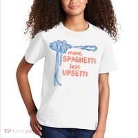 More Spaghetti Less Upsetti Kids T-Shirt thumb 2