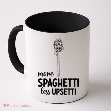 More Spaghetti Less Upsetti Coffee Mug