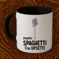 More Spaghetti Less Upsetti Coffee Mug thumb 2