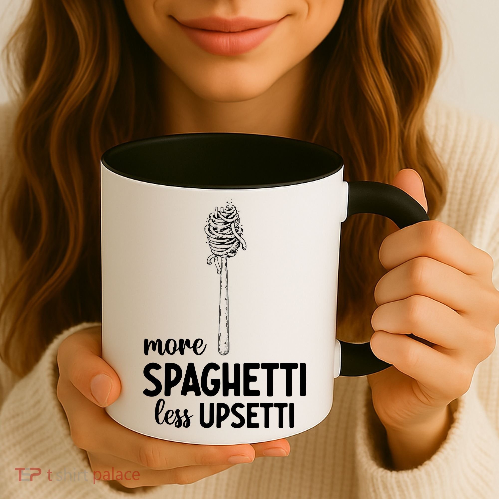 More Spaghetti Less Upsetti Coffee Mug