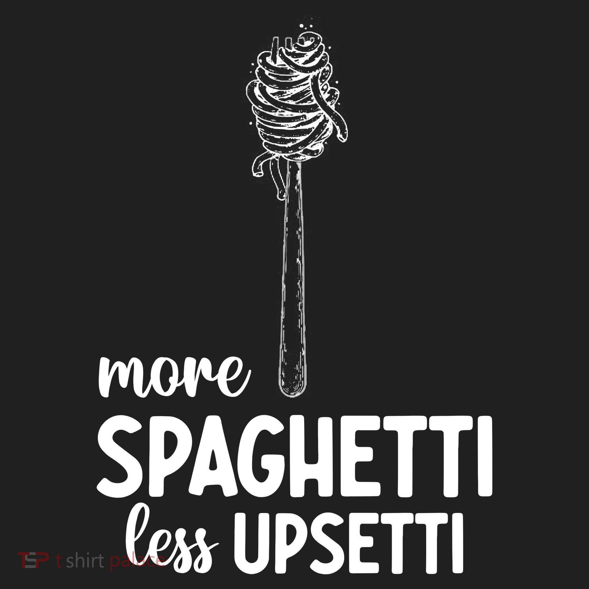 More Spaghetti Less Upsetti Golf Towel